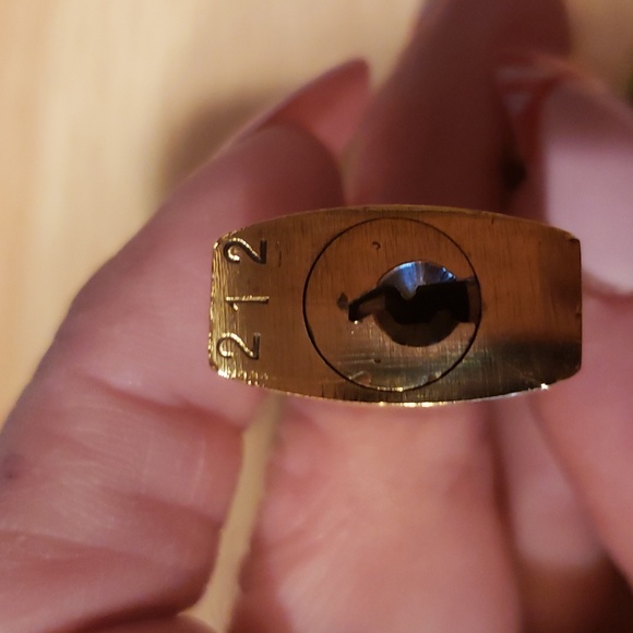 Louis Vuitton Padlock & Key Goldtone #212 - Picture 6 of 7